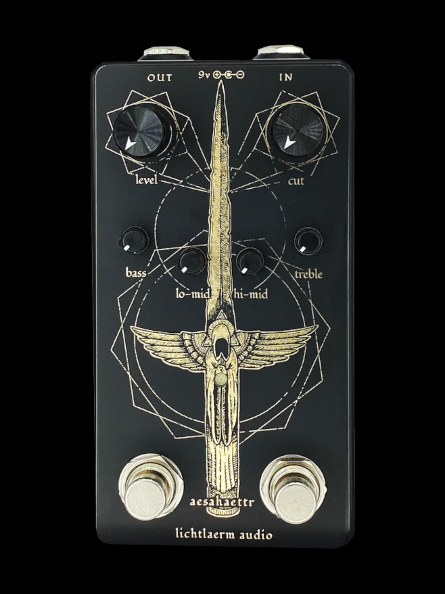 Aesahaettr Modern Metal Boost pedal by Lichtlaerm Audio